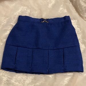 Royal Blue Janie and Jack skirt with gold buckle. Smoke free pet free home